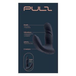 DREAM TOYS PULZ Blake Up & Down Duo Vibrator mit Stossfunktion, Vibration & Fernbedienung Schwarz