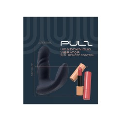 DREAM TOYS PULZ Blake Up & Down Duo Vibrator mit Stossfunktion, Vibration & Fernbedienung Schwarz