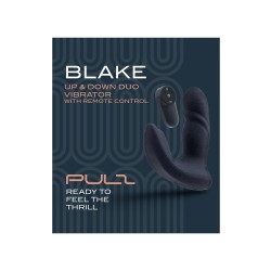 DREAM TOYS PULZ Blake Up & Down Duo Vibrator mit Stossfunktion, Vibration & Fernbedienung Schwarz