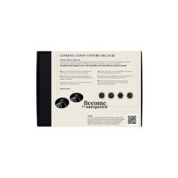 GUILTY PLEASURE ACCENTS Linking Loop Covers Schwarz