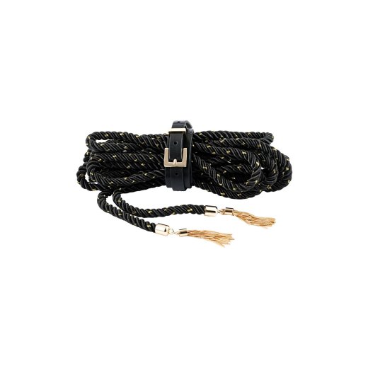 GUILTY PLEASURE EMPOWER Embrace Rope 3 m Schwarz/Gold