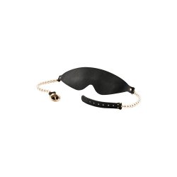 GUILTY PLEASURE ALLURE Boudoir Pearl Blindfold Schwarz/Gold