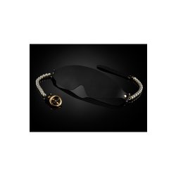 GUILTY PLEASURE ALLURE Boudoir Pearl Blindfold Schwarz/Gold