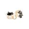 GUILTY PLEASURE ALLURE Soirée Pearl Hand Cuffs Schwarz/Gold
