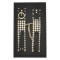 GUILTY PLEASURE ALLURE Soirée Pearl Hand Cuffs Schwarz/Gold