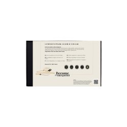 GUILTY PLEASURE ALLURE Luminious Pearl Halsband & Leine Schwarz/Gold