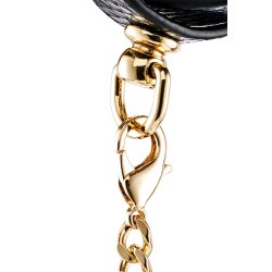 GUILTY PLEASURE ECLIPSE Horizon Braided Hand Cuffs Schwarz/Gold