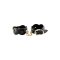 GUILTY PLEASURE ECLIPSE Horizon Braided Hand Cuffs Schwarz/Gold