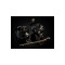 GUILTY PLEASURE ECLIPSE Horizon Braided Hand Cuffs Schwarz/Gold