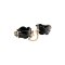GUILTY PLEASURE ECLIPSE Astral Braided Ankle Cuffs Schwarz/Gold
