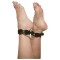 GUILTY PLEASURE ECLIPSE Astral Braided Ankle Cuffs Schwarz/Gold