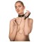 GUILTY PLEASURE ECLIPSE Lunar Braided Halsband & Leine Schwarz/Gold