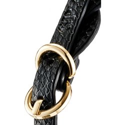 GUILTY PLEASURE ECLIPSE Beacon Braided Blindfold Schwarz/Gold