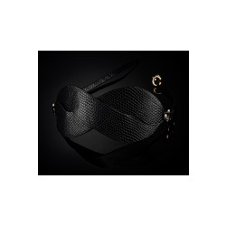 GUILTY PLEASURE ECLIPSE Beacon Braided Blindfold Schwarz/Gold