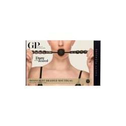 GUILTY PLEASURE ECLIPSE Moonlight Braided Mouthgag Schwarz/Gold