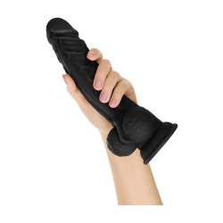 SHAFT Dildo aus Liquid-Silikon Model A 26,5 cm Ø 4,9 Schwarz