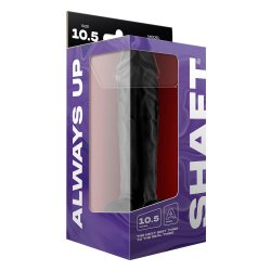 SHAFT Dildo aus Liquid-Silikon Model A 26,5 cm Ø 4,9 Schwarz