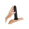 SHAFT Dildo aus Liquid-Silikon Model J 19,0 cm Ø 3,8 cm Schwarz