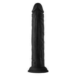 SHAFT Dildo aus Liquid-Silikon Model J 24,1 cm Ø 4,5 Schwarz