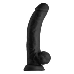 SHAFT Dildo aus Liquid-Silikon Model C 24,1 cm Ø 4,7 cm Schwarz