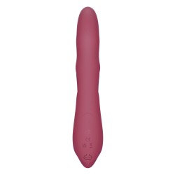 DREAM TOYS PULZ Morgan Up & Down Duo Vibrator mit Stossfunktion, Rotation & Vibration Bordeaux