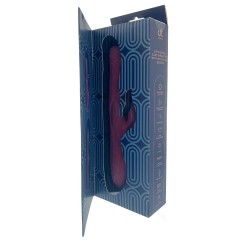 DREAM TOYS PULZ Morgan Up & Down Duo Vibrator mit Stossfunktion, Rotation & Vibration Bordeaux