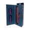 DREAM TOYS PULZ Morgan Up & Down Duo Vibrator mit Stossfunktion, Rotation & Vibration Bordeaux