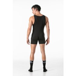 LEADER Sports Singlet Schwarz
