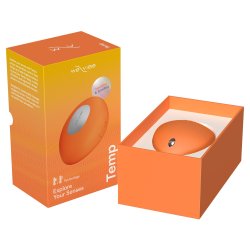 WE-VIBE Temp Auflegevibrator mit Vibration, Wärme- & Kühlfunktion Orange