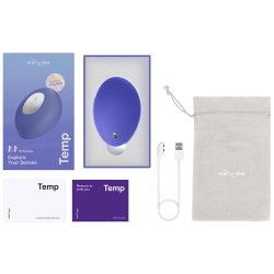 WE-VIBE Temp Auflegevibrator mit Vibration, Wärme- & Kühlfunktion Lavendelblau