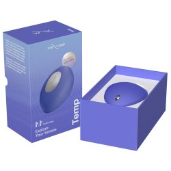 WE-VIBE Temp Auflegevibrator mit Vibration, Wärme- & Kühlfunktion Lavendelblau