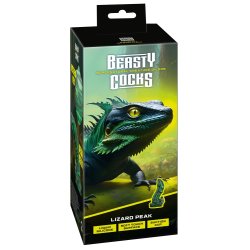 BEASTY COCKS Lizard Peak Dildo Ø 5,5 cm Grün