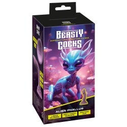 BEASTY COCKS Alien Phallus Dildo Ø 4,9 cm Lila