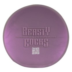 BEASTY COCKS Alien Phallus Dildo Ø 4,9 cm Lila