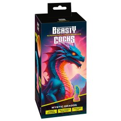 BEASTY COCKS Mystic Dragon Dildo Ø 7,3 cm Multicolor