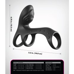 PIPEDREAM Fantasy C-Ringz Ultimate Couples Cage Pro mit Doppel-Vibration