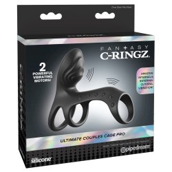 PIPEDREAM Fantasy C-Ringz Ultimate Couples Cage Pro mit Doppel-Vibration