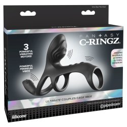 PIPEDREAM Fantasy C-Ringz Ultimate Couples Cage Max mit 3-fach-Vibration