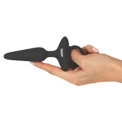 ANOS Flexible Butt Plug mit Vibration Ø 2.6 cm aus Silikon