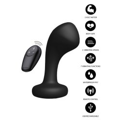 HIDDEN DESIRE Extreme Bullshead Anal Plug mit Vibration & Fernbedienung