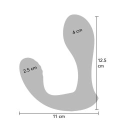 HIDDEN DESIRE Extreme Bullseye Prostate Plug mit Vibration & Fernbedienung