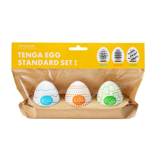 TENGA Egg Masturbator 3er-Pack Standard Set 1