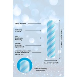 DREAM TOYS Glitz Blue For You Bullet Vibrator Blau/Weiss