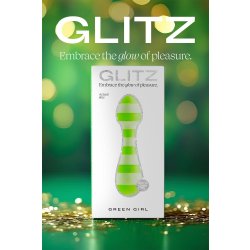 DREAM TOYS Glitz Green Girl Wand-Massager Grün/Weiss
