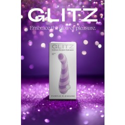DREAM TOYS Glitz Purple Pleasure G-Spot Vibrator Violett/Weiss
