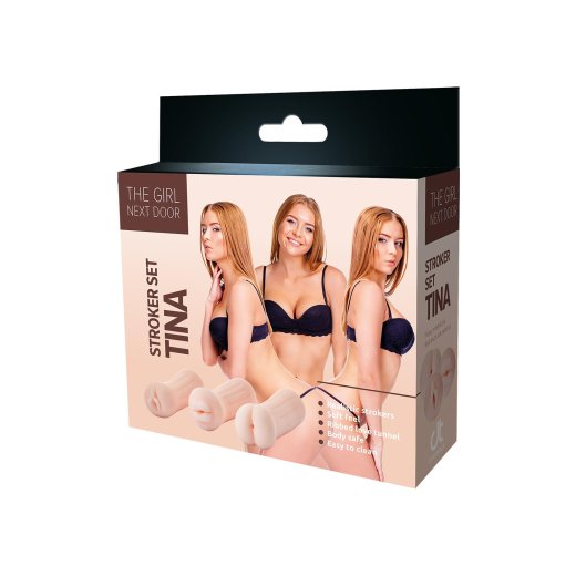 DREAM TOYS The Girl Next Door Tina 3er-Set Pocket Strokers