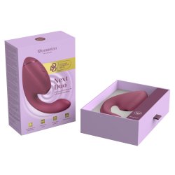 WOMANIZER Next Duo Dual Stimulator mit 3D Pleasure Air Technologie & Vibration Fuchsia