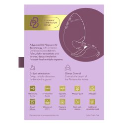 WOMANIZER Next Duo Dual Stimulator mit 3D Pleasure Air Technologie & Vibration Fuchsia