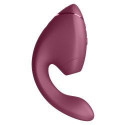 WOMANIZER Next Duo Dual Stimulator mit 3D Pleasure Air Technologie & Vibration Fuchsia