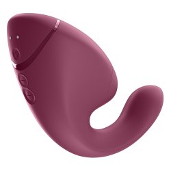 WOMANIZER Next Duo Dual Stimulator mit 3D Pleasure Air Technologie & Vibration Fuchsia